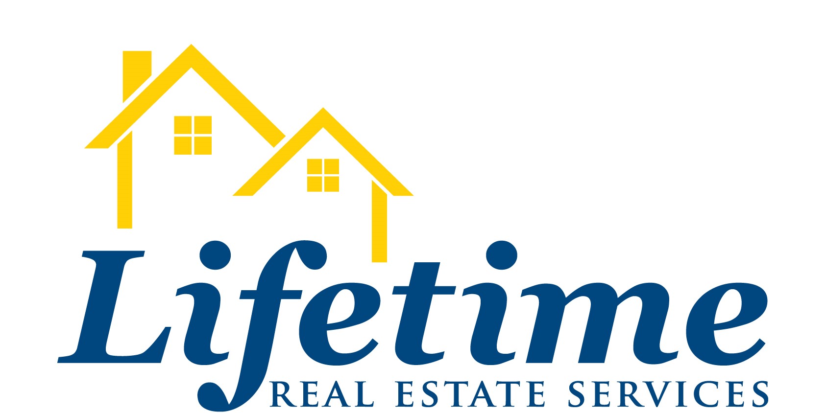 A logo of a real estate service company.
